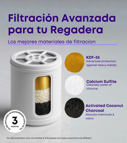 Regadera Evana con Filtro