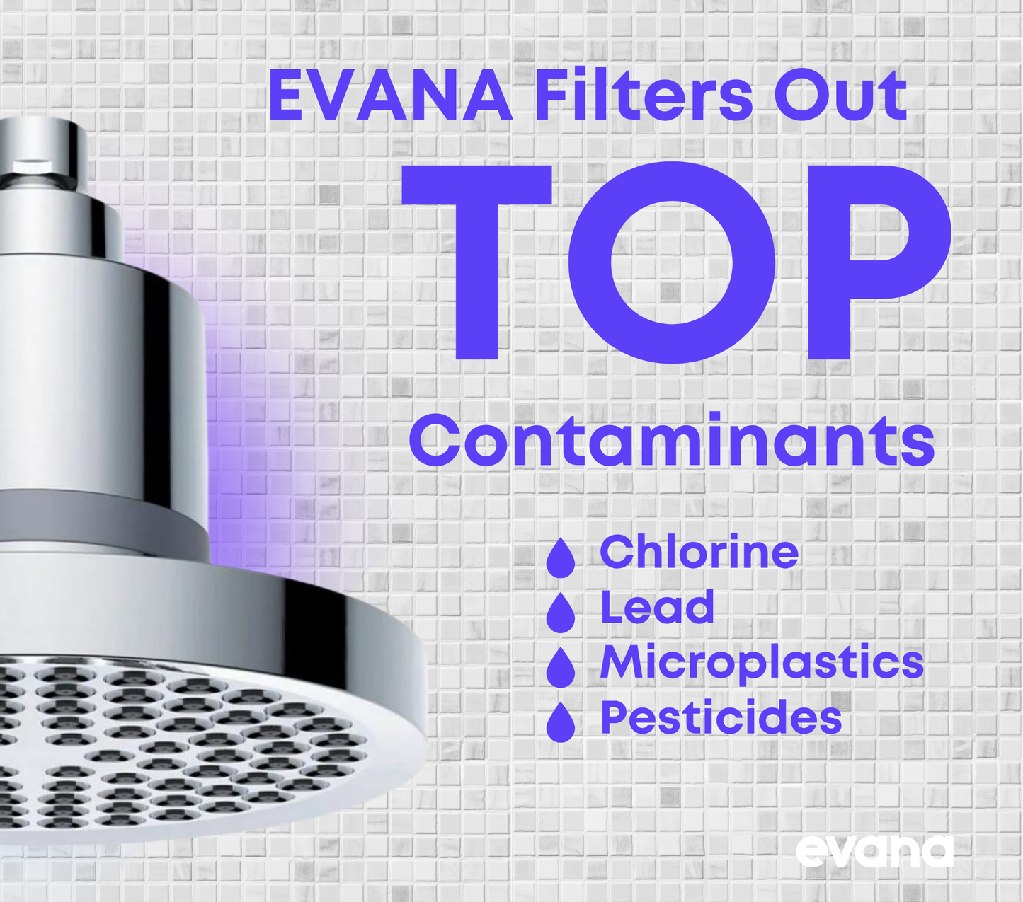MOLECULE Filtered Shower Head