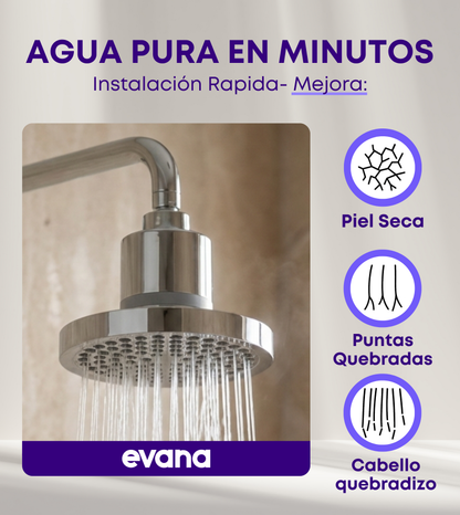 Regadera Evana con Filtro